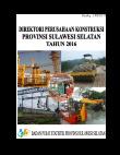 Directory of Construction Establishments of Sulawesi Selatan Province 2016