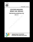 Statistik Industri Besar Dan Sedang Provinsi Sulawesi Selatan 2014