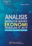 Analysis Of Macroeconomic Indicators For Quarter IV-2019 Of Sulawesi Selatan Province