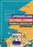 Laporan Bulanan Data Sosial Ekonomi Provinsi Sulawesi Selatan November 2022