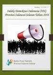 Indonesia Democracy Index Of Sulawesi Selatan Province In 2016