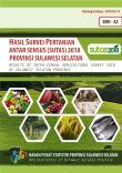 RESULTS OF INTER-CENSAL AGRICULTURAL SURVEY 2018 OF SULAWESI SELATAN PROVINCE A2-SERIES 