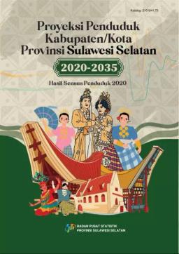 Proyeksi Penduduk Kabupaten/Kota Provinsi Sulawesi Selatan 2020-2035 Hasil Sensus Penduduk 2020