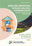 Investment Analysis Of South Sulawesi Province Development Area Unit 2017-2021 Luwu Raya And Toraja Region