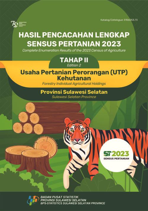 Complete Enumeration Results of the 2023 Census of Agriculture Edition 2: Forestry Individual Agricultural Holdings Sulawesi Selatan Province