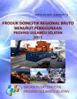 PRODUK DOMESTIK REGIONAL BRUTO MENURUT PENGGUNAAN PROVINSI SULAWESI SELATAN 2011